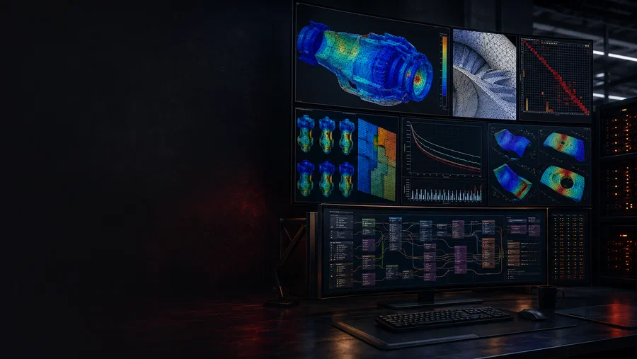 Large-scale engineering software and computational simulation